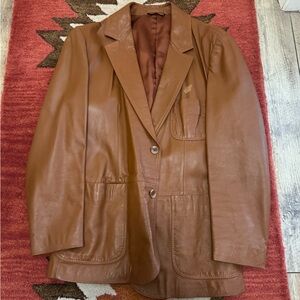 Men's Brown Leather Jacket